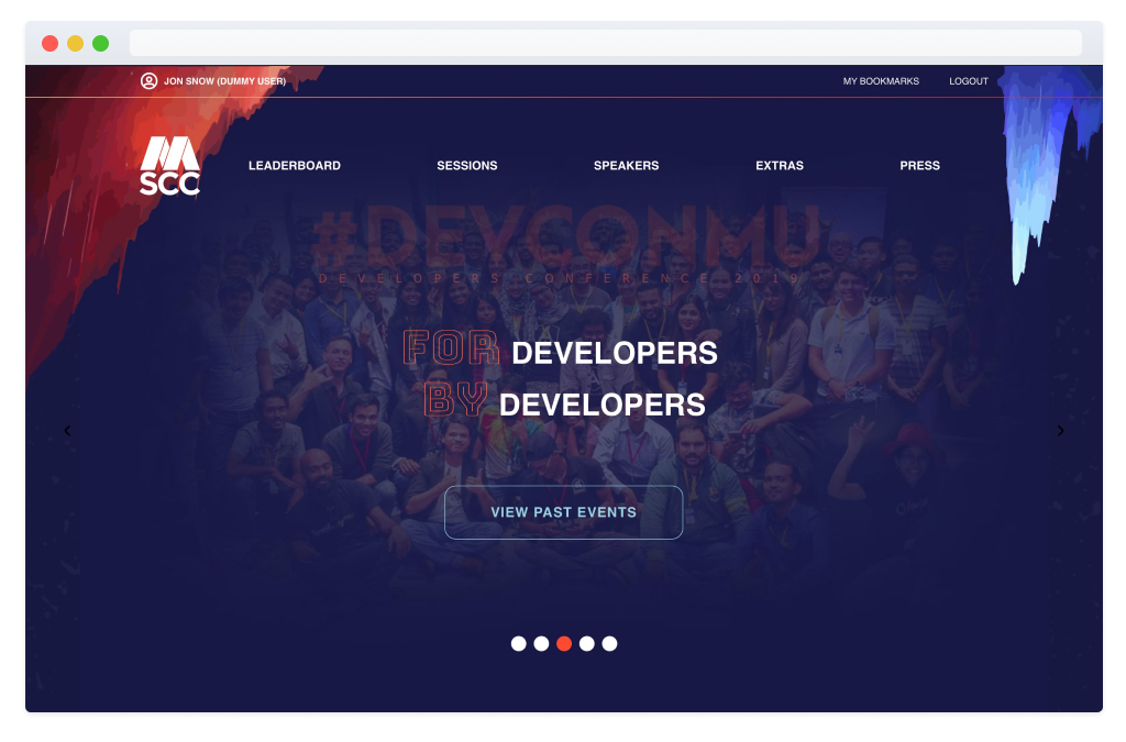 Developers Conference 2019 Website